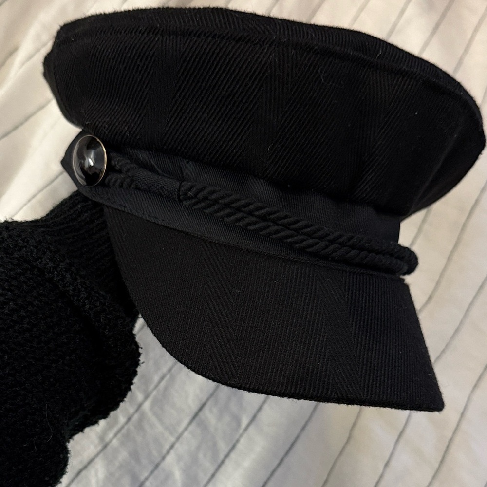 August Hats Black Women’s Newsboy Cap